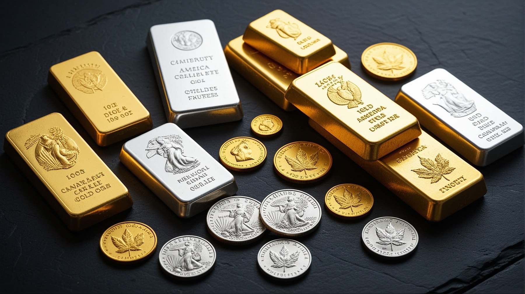 Gold and Silver Bullion Bars and Coins